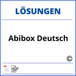 Abibox Deutsch Lösungen Pdf
