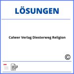Calwer Verlag Diesterweg Religion Lösungen