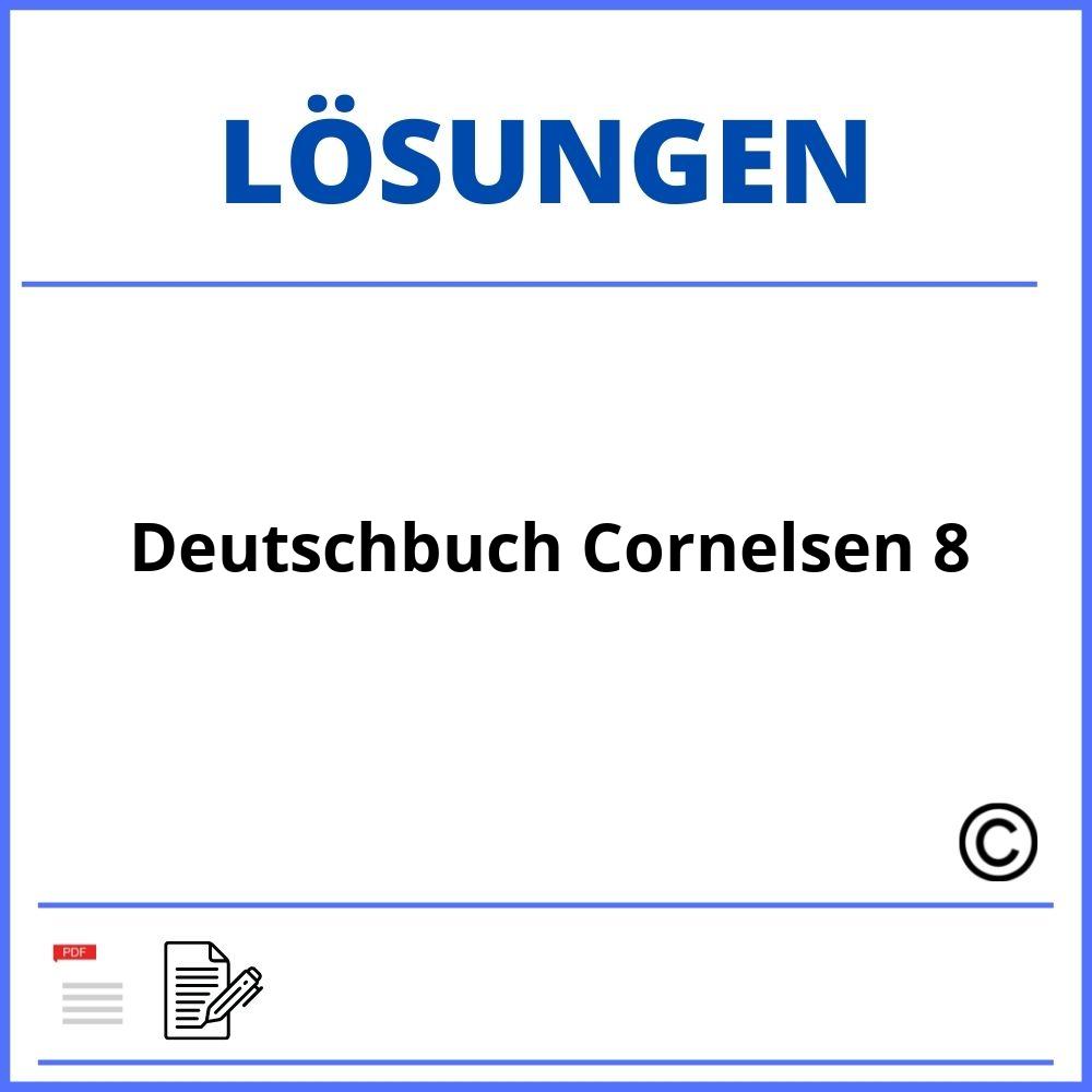 Deutschbuch Cornelsen 8 Lösungen Pdf