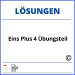 Eins Plus 4 Übungsteil Lösungen Pdf