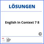 English In Context 7 8 Lösungen