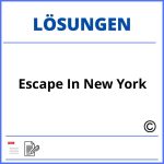 Escape In New York Lösungen