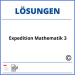 Expedition Mathematik 3 Lösungen
