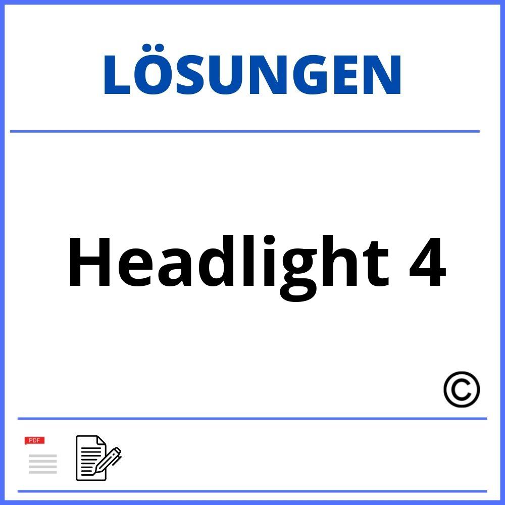 Headlight 4 Lösungen Pdf