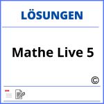 Mathe Live 5 Lösungen Pdf