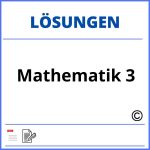 Mathematik 3 Lösungen Pdf