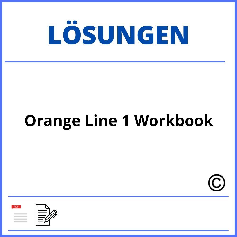 Orange Line 1 Workbook Lösungen Pdf