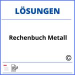 Rechenbuch Metall Lösungen